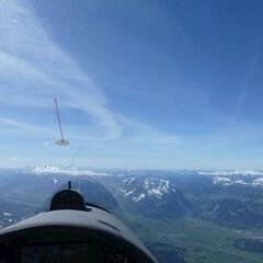 Flugwegposition um 12:45:39: Aufgenommen in der Nähe von Gemeinde Wald am Schoberpaß, 8781, Österreich in 2484 Meter